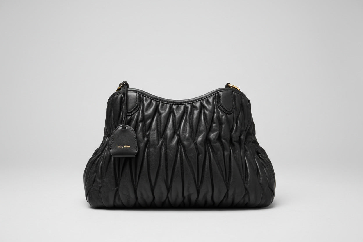 Bolso De Hombro De Piel Acolchada Matelassé