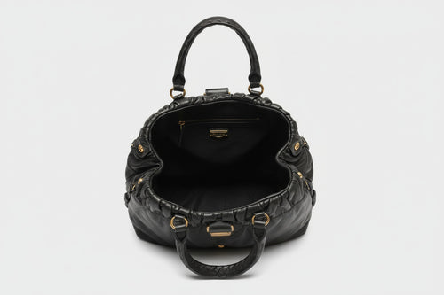 Bolso De Hombro De Piel Acolchada Matelassé