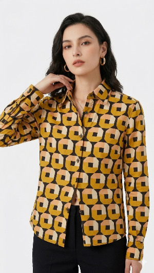 Camisa de seda PRADA