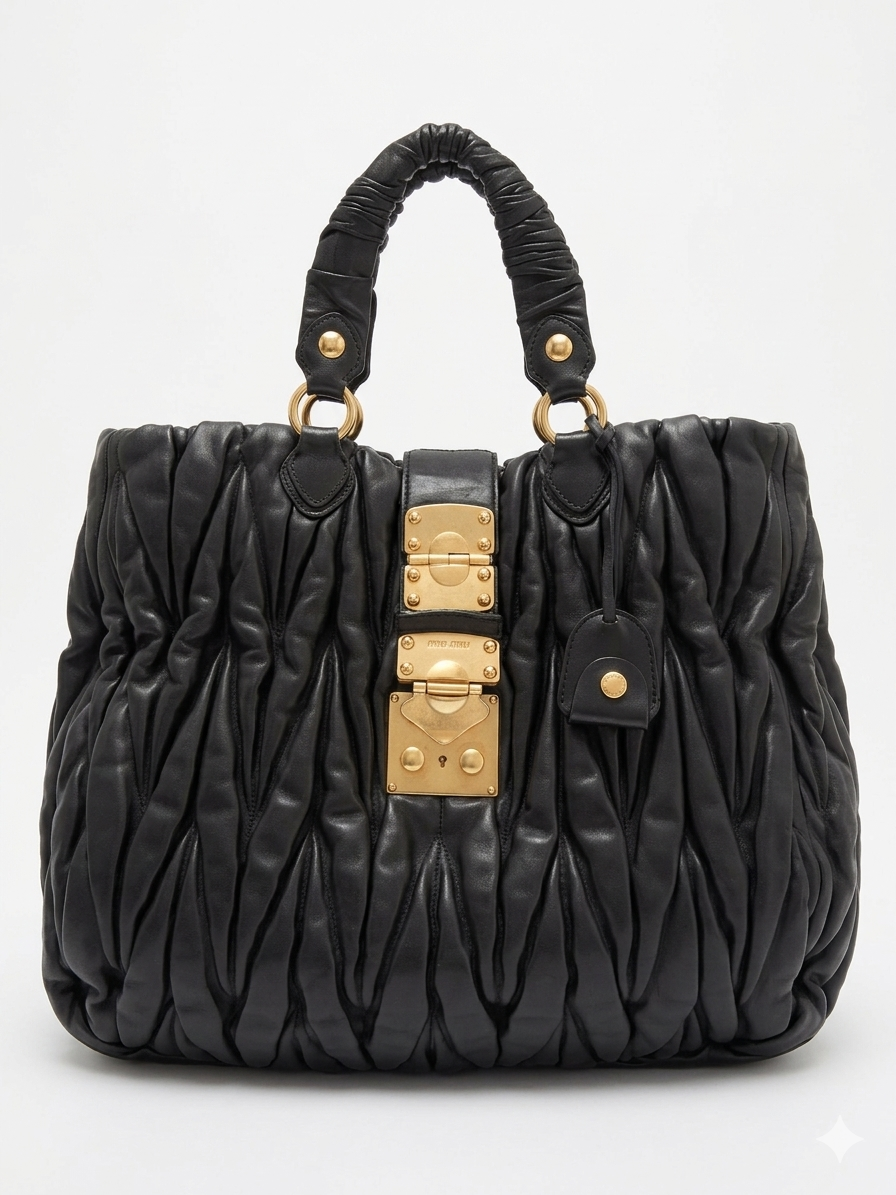 Bolso Matelassé Miu Miu Piel Acolchada – Pre-Loved Buen Estado