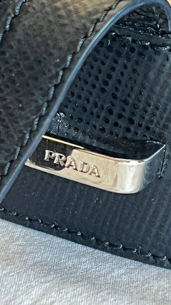 Cinturón cuero Saffiano de PRADA