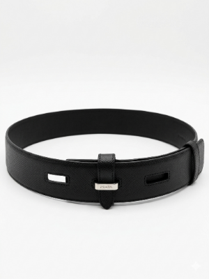 Cinturón cuero Saffiano de PRADA