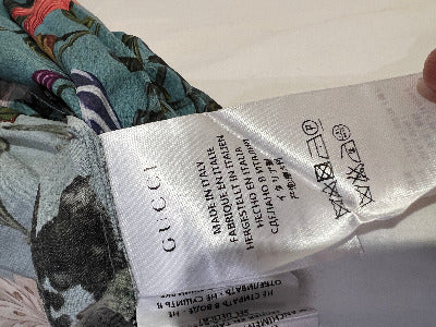 Vestido Gucci Flora Snake seda segunda mano