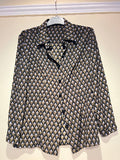 Camisa Prada seda satén vintage segunda mano