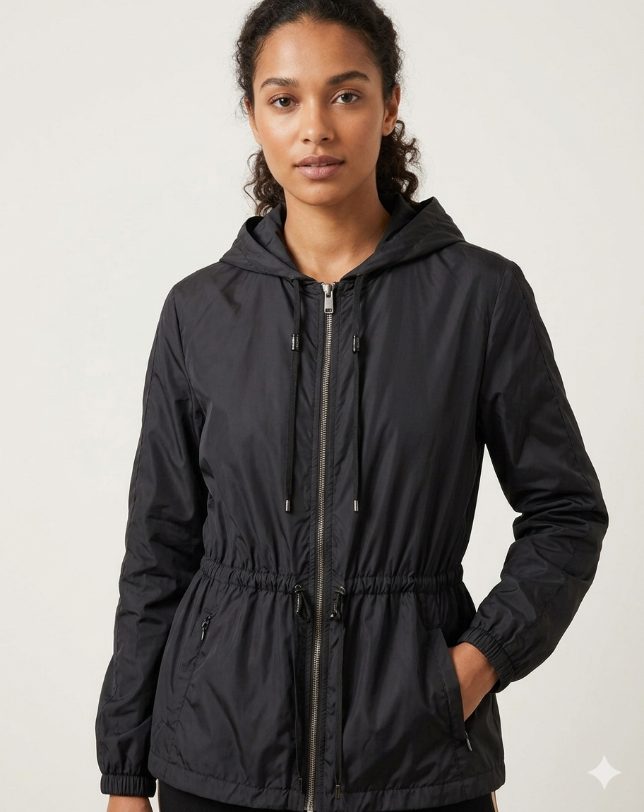 Chubasquero Nylon Gucci – Pre-Loved Talla L Negro